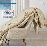Ковдра зимова Верблюжа вовна Півтораспальний розмір 150х210 см, фото 6