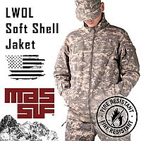 Огнестойкая софтшелл куртка, Размер: Medium Long, FREE LWOL Soft Shell Jaket FR, MASSIF, Колір: ACUpat UCP