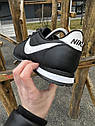 Чорні чоловічі кросівки Найк Nike Cortez ||, фото 4