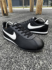 Чорні чоловічі кросівки Найк Nike Cortez ||