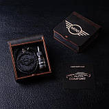 Ароматизатор в машину MINI з темного дерева, подарунок чоловікові, фото 3