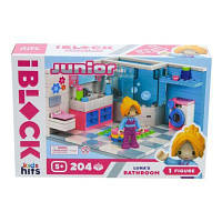 Конструктор Kids hits IBLOCK JUNIOR Девочки, Ванная комната Луны, 204 дет, KH08/001/3