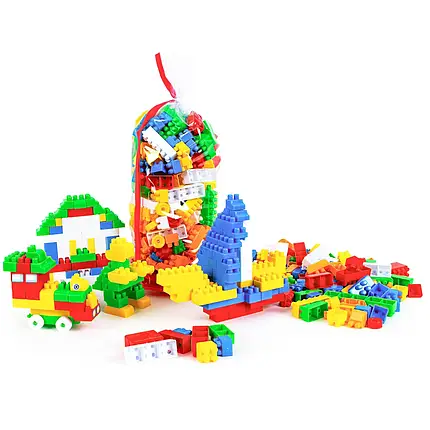 Конструктор блоковий Mini Blocks №6, (440 деталей), Бамсик, 116/6, фото 1