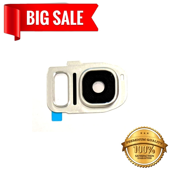 Скло камери (Camera glass) для Samsung G930 Galaxy S7 with frame Silver, фото 1