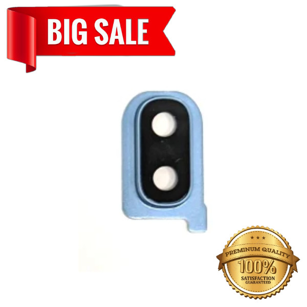 Скло камери (Camera glass) Samsung A405 Galaxy A40 (2019) with frame Blue, фото 1