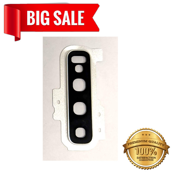 Скло камери (Camera glass) для Samsung G975 Galaxy S10 Plus 2019 with frame White, фото 1