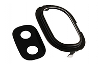 Скло камери (Camera glass) для Samsung J250 Galaxy J2 2018 with frame Black