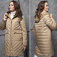 Стьобане демісезон пальто куртка Молодіжна великі розміри 48,50 Люкс Китай