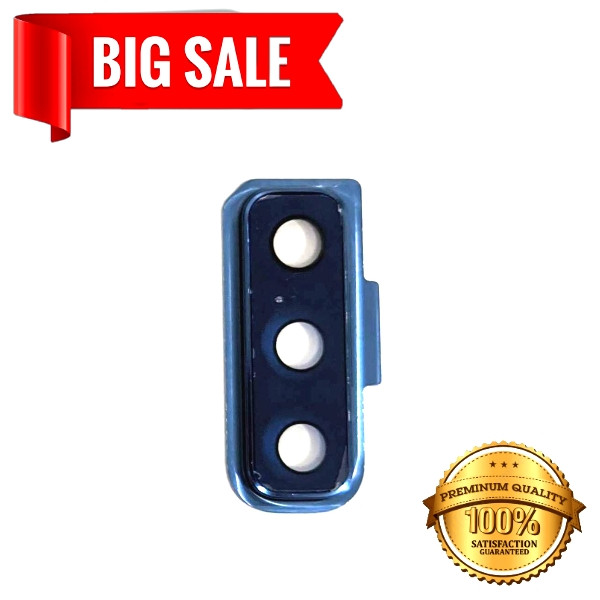 Скло камери (Camera glass) для Samsung A750 Galaxy A7 2018 with frame Blue, фото 1