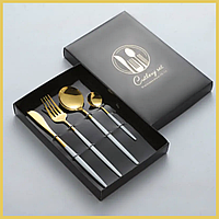 Набор столовых приборов Cutlery set из нержавеющей стали на 1 персону 4 штуки Набор кухонных ножей