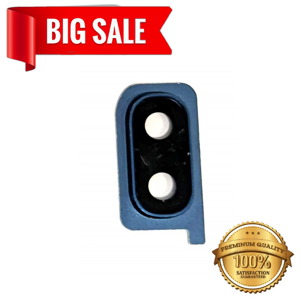 Скло камери (Camera glass) для Samsung A205 Galaxy A20 with frame Blue, фото 1