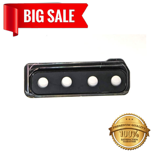 Скло камери (Camera glass) Samsung A920F Galaxy A9 2018 with frame Caviar Black, фото 1