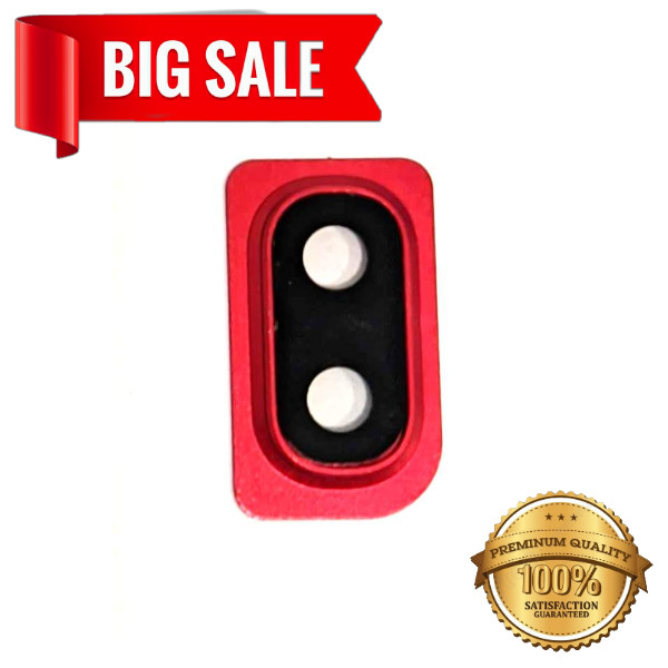 Скло камери (Camera glass) для Samsung A105 Galaxy A10 with frame Red, фото 1