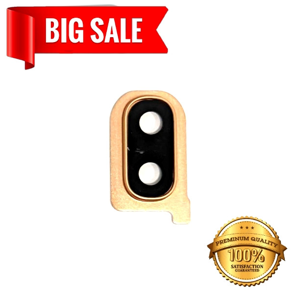 Скло камери (Camera glass) для Samsung A405 Galaxy A40 (2019) with frame Gold, фото 1