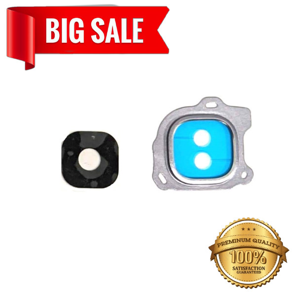 Скло камери (Camera glass) для Samsung J600 Galaxy J6 2018 with frame Blue, фото 1