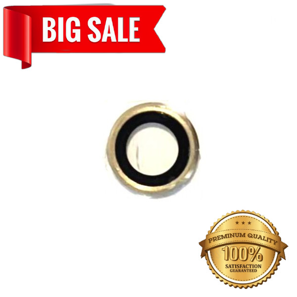 Скло камери (Camera glass) для Apple iPhone 6S Plus / iPhone 6 Plus with frame Gold, фото 1