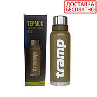 Термос Tramp 1,2 л Expedition Line UTRC-028-ollive оливковый (Пожизненная гарантия)