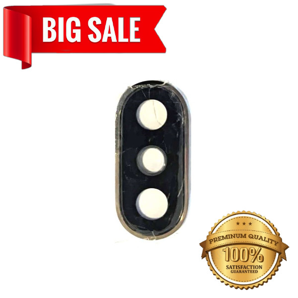 Скло камери (Camera glass) для Apple iPhone XS/XS Max with frame Gold, фото 1