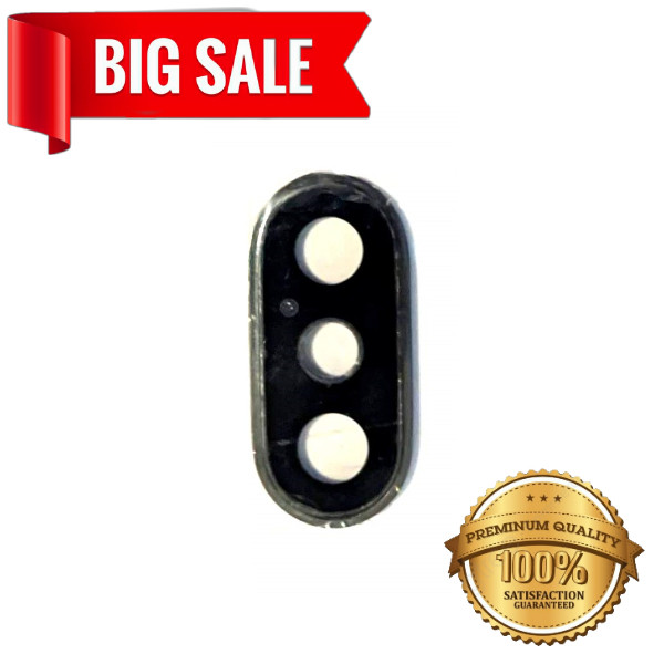 Скло камери (Camera glass) для Apple iPhone XS/XS Max with frame Space grey, фото 1