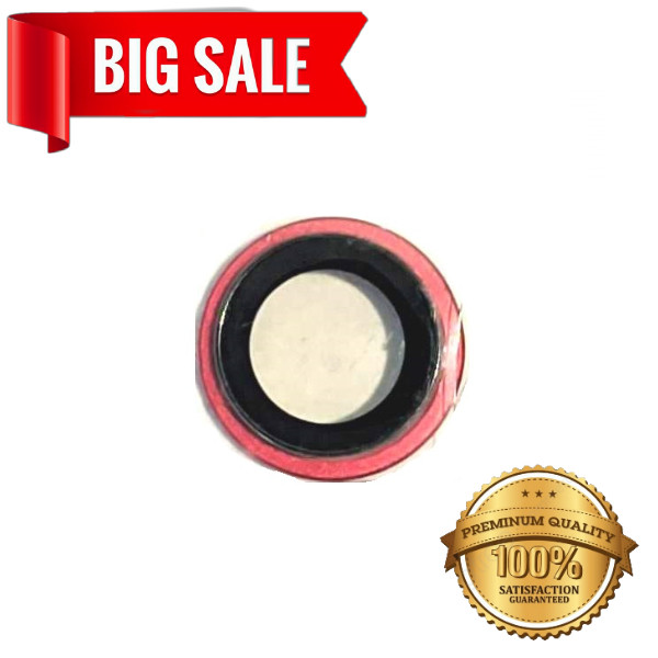 Скло камери (Camera glass) для Apple iPhone 11 with frame Red, фото 1