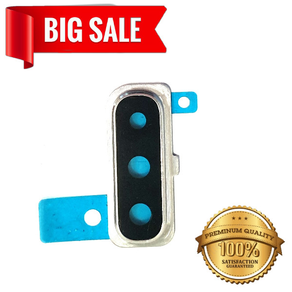 Скло камери (Camera glass) для Samsung A505 Galaxy A50 (2019) with frame White, фото 1