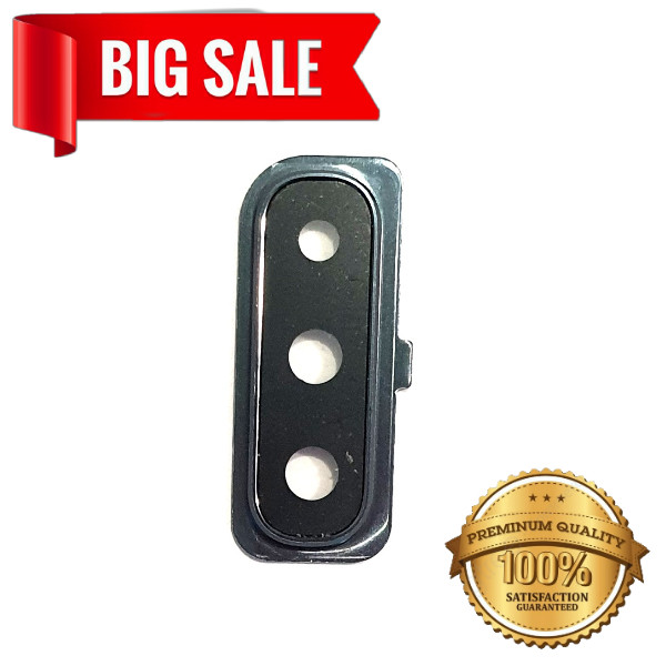 Скло камери (Camera glass) для Samsung A505 Galaxy A50 (2019) with frame Black, фото 1