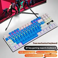 Механическая + RGB клавиатура SKYLION синяя