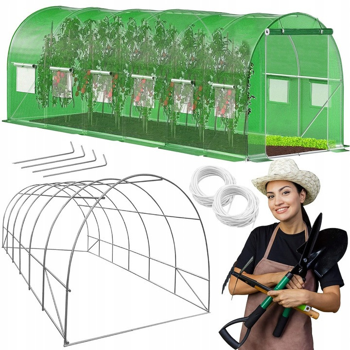 Теплиця Springos 18 m² 600 x 300 cm