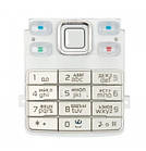 Клавіатура з російською розкладкою для Nokia 6300 білого кольору