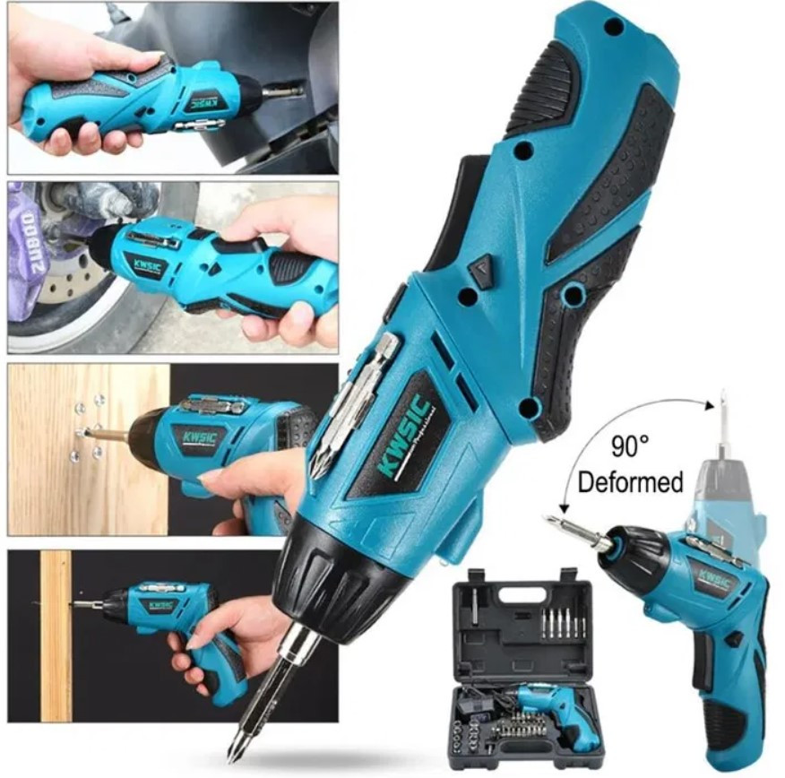 Акумуляторна викрутка в кейсі 4.8V DF001DW, фото 1