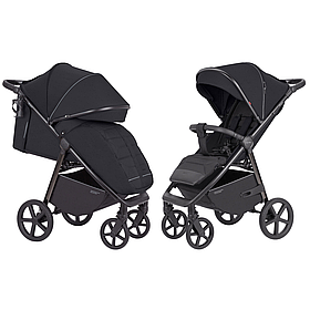 Коляска прогулянкова CARRELLO Bravo NF CRL-5515 (2024р.), Jet Black