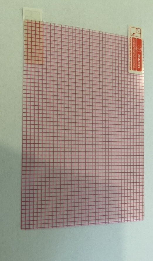 Плівка на дисплей 5.0" (матова, діагональ 12,7 см, сітка)