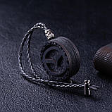 Ароматизатор в машину MAZDA з темного дерева, подарунок чоловікові, фото 4