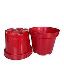 Горщик для квітів LotPlast 2 л d16 червоний