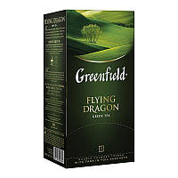 Чай зеленый FLYING DRAGON 2гх25шт, "Greenfield", пакет