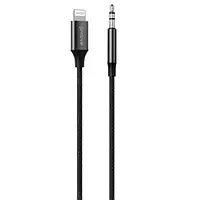 Аудио-кабель Proove SoundTrack Lightning (тато) - 3.5mm (тато) (1m) Black