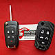 Силіконовий карбон чохол ключа Chevrolet на 3 кнопки - фото 2 - id-p2117926088