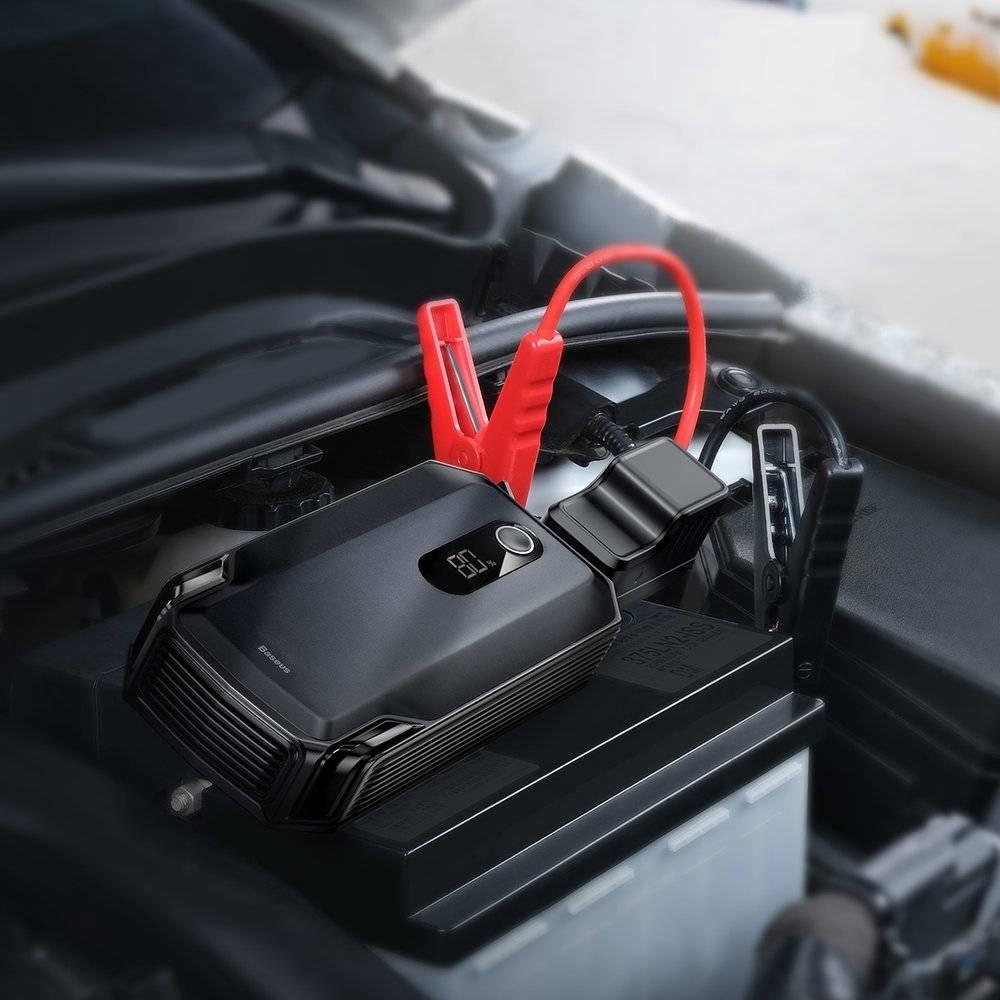 Пусковое Устройство Baseus Super Energy Max Car Jump Starter 20000 mAh black - фото 4 - id-p2117919513