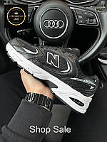 New balance 530 black мужские кроссовки, черные нью беленс кроссовки на весну 41