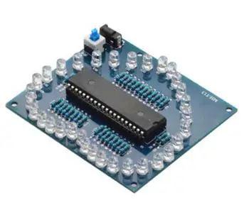 Набір для збирання RGB світильника у формі серця на STC89C52 51 (+ корпус)