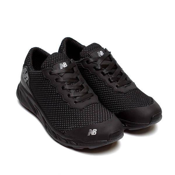 Чоловічі літні кросівки сітка чорні NB Classic black, фото 1