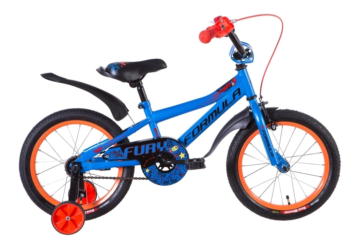 Велосипед дитячий двоколісний 16" Formula FURY 2021 (синій) Formula