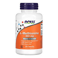 Метионин NOW L-Methionine 500 mg (100 капс)
