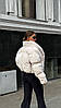 Ультрамодний жіночий демісезонний короткий пуффер куртка Gm2665, фото 2