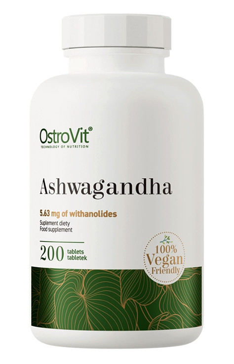 Екстракт Ашваганди OstroVit Ashwagandha 200 таб Польща