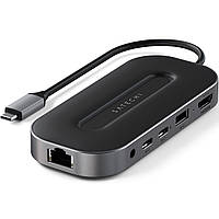 Адаптер Satechi USB4 Multiport Adapter with 2.5G Ethernet, Space Gray (ST-U4MGEM) переходник для макбука