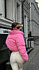 Трендова жіноча демісезонна укорочена куртка-пуффер Gm2666, фото 2
