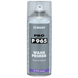 Кислотний ґрунт спрей прозорий Body P965 Wash Primer Spray Transparent 400мл