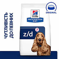 Сухий корм для собак при харчовій алергії Hill s Prescription Diet z/d 3 кг (052742040424)