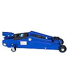 Домкрат гідравлічний підкатний 3т 130- 410мм з поворотною ручкою VITOL DP-30019, фото 4